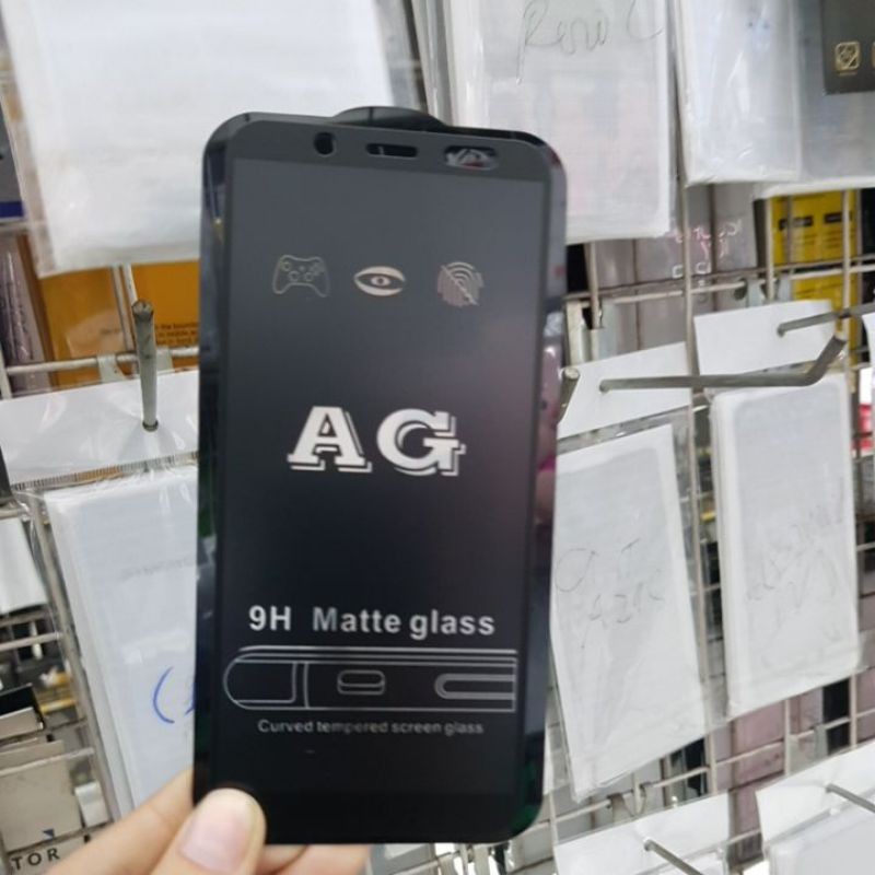 SAMSUNG A6/J6 _Kính cường lực nhám chống vân tay