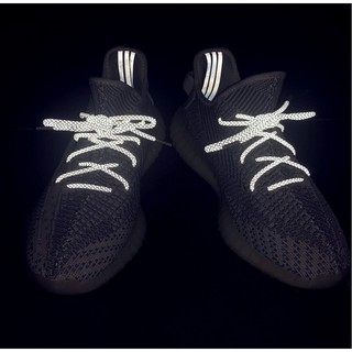 Dây giày tròn phản quang 3M Yeezy (tặng kèm lọ đựng)
