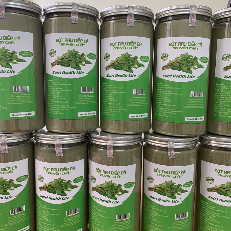 Bột diếp cá nguyên chất hộp 500g