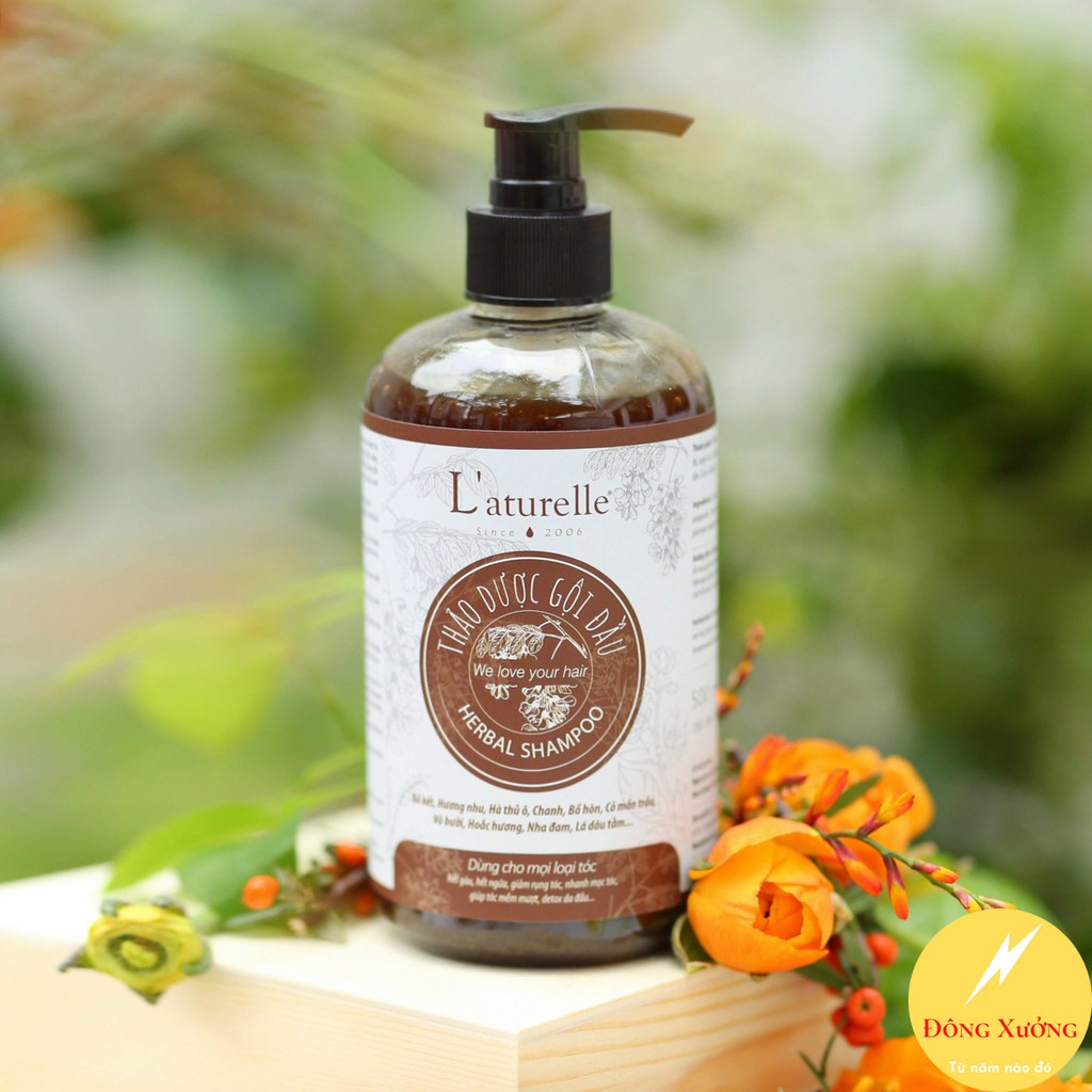 TRỞ VỀ VỚI TRUYỀN THỐNG VÀ THIÊN NHIÊN cùng DẦU GỘI THẢO DƯỢC L'aturelle 500ml | BigBuy360 - bigbuy360.vn