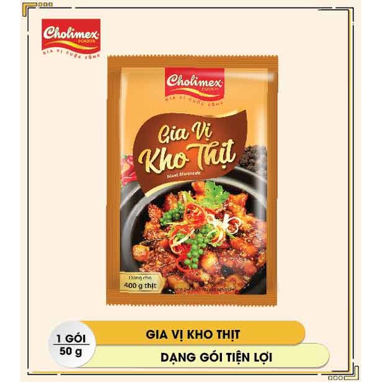 Gia vị kho thịt gói 50g