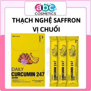 Thạch Nghệ Saffron Vị Chuối 247 Daily Curcumin Nhật Bản Giúp Tăng Cường Sức Khỏe Hỗ Trợ Làm Đẹp Da