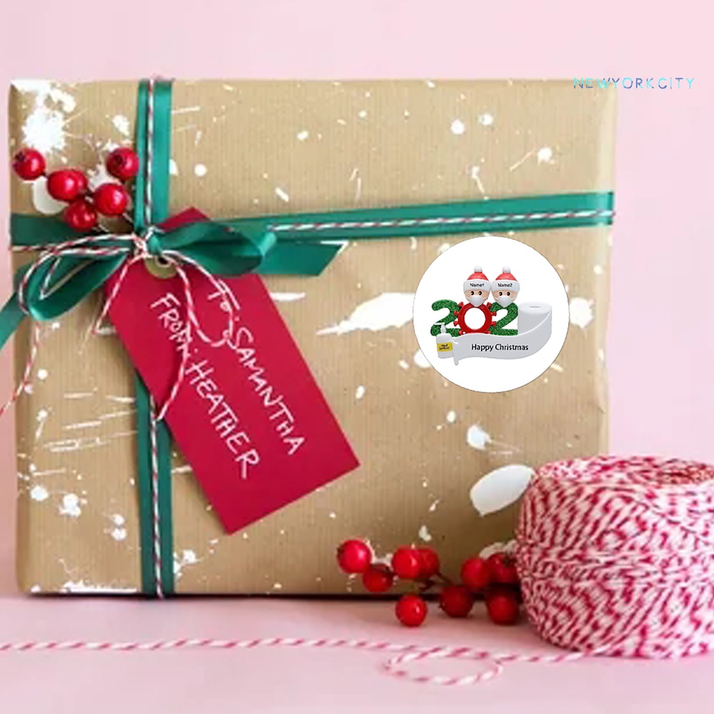 Set 5 Miếng Dán Chữ Trang Trí Giáng Sinh