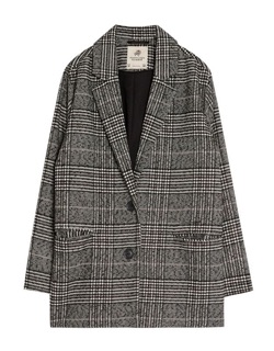Áo khoác dạ Pull & Bear kẻ sọc size XS (ảnh thật)