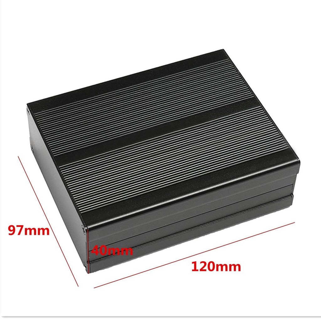 Hộp nhôm lắp ráp 120*97*40mm dùng đựng các linh kiện điện tử DIY