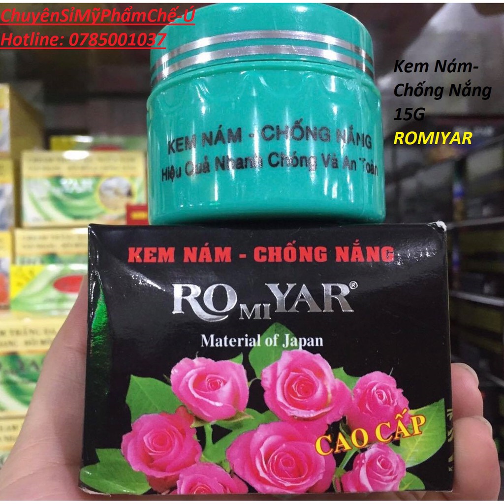 Kem Nám Xanh-Chống Nắng 15G Romiyar