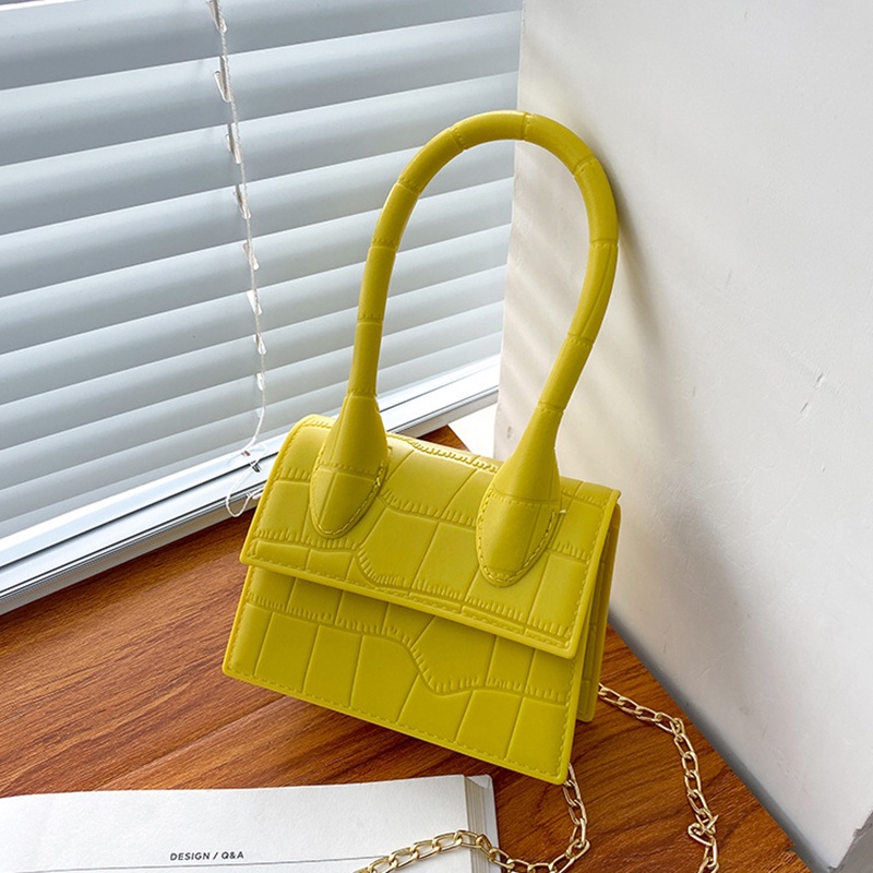 Túi đeo chéo IELGY bằng PVC họa tiết vân đá phong cách Hàn Quốc thời trang dành cho nữ