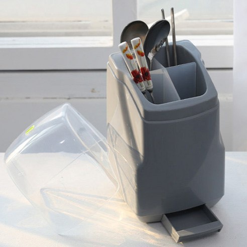 Hộp đồ ăn gia đình màu xám kiểu Hàn Quốc