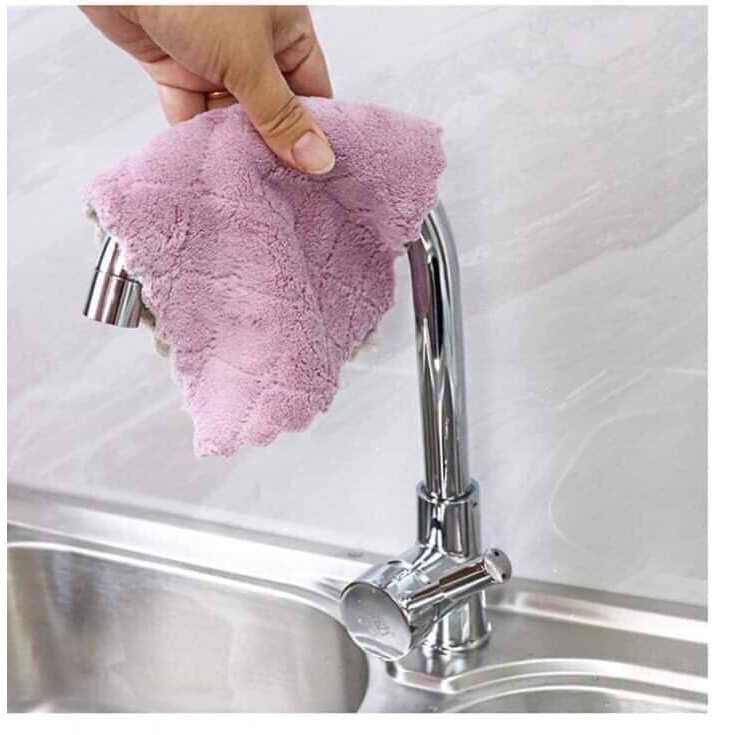 Sét 10 khăn lau 2 mặt siêu thấm