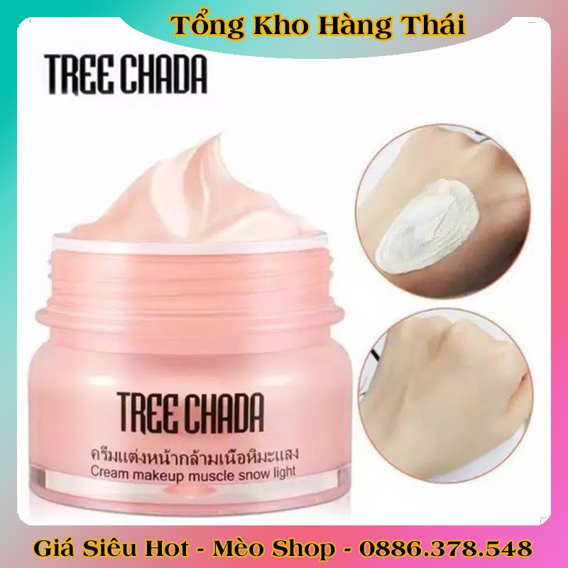 Kem Makeup nâng tone + dưỡng da + chống nắng TREE CHADA - Hàng Nội Địa Thái Lan chính hãng