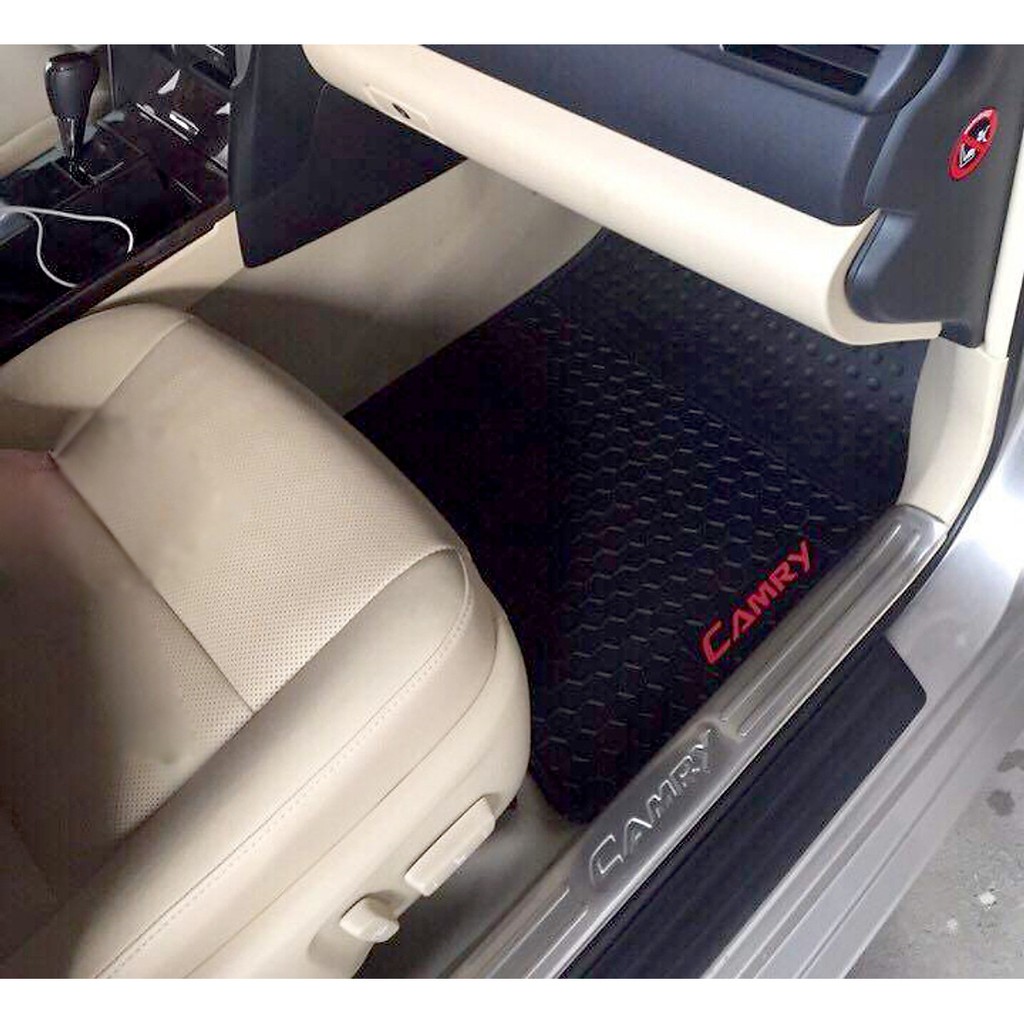Thảm lót sàn ô tô cao su 3D cao cấp xe Toyota Camry 2012-2018