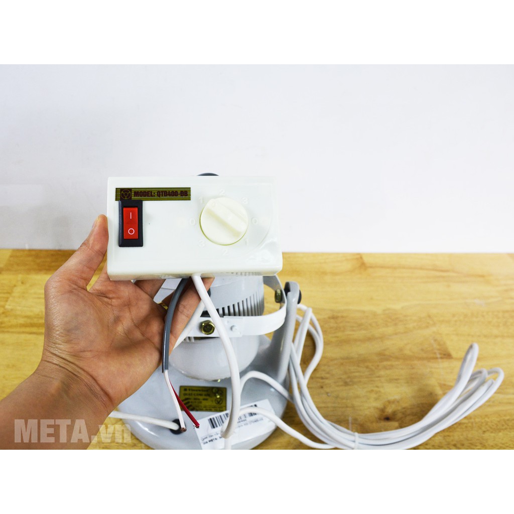 Quạt trần đảo Vinawind Điện Cơ Thống Nhất QTĐ400-ĐB dùng hộp số, sải cánh 400mm