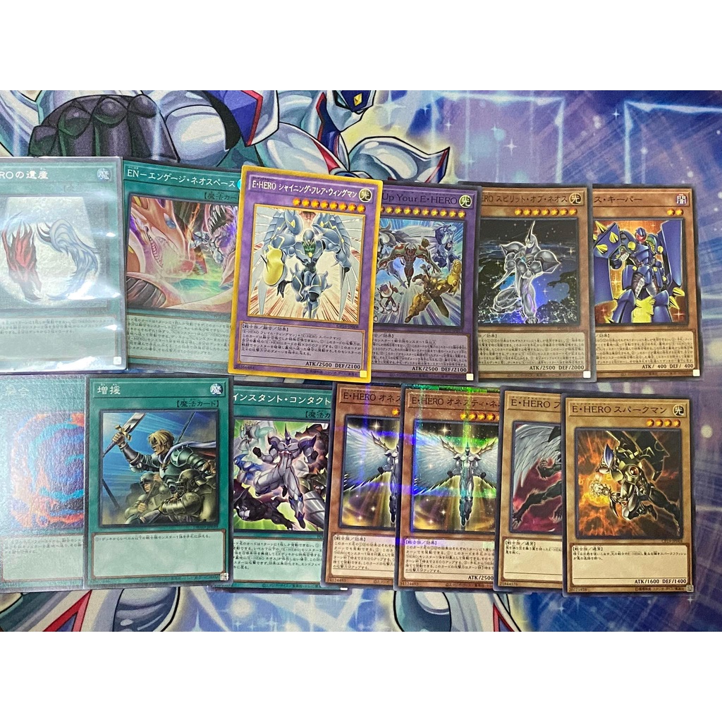 Mini set thẻ bài Elemental HERO bản Tiếng Nhật