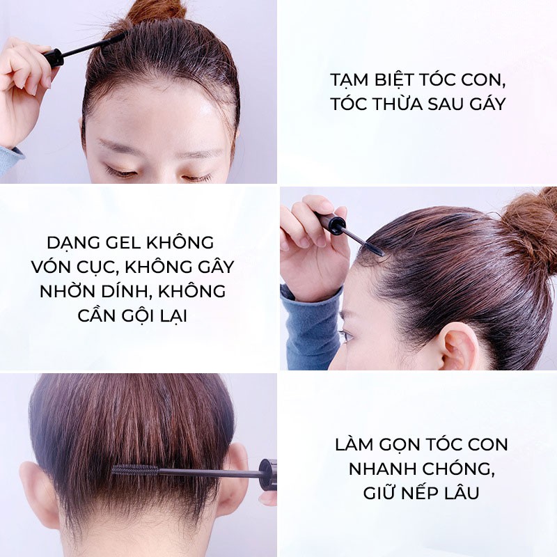 Mascara Chuốt tóc con Maycreate cao cấp, Gel làm gọn tóc tơ không vón cục nhờn dính, giữ nếp lâu - Cô nàng sư tử