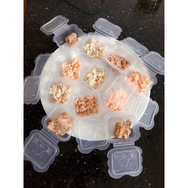 Khay Trữ Đông Richell ,đồ Ăn Dặm Cho Bé Kichilachi, Hộp Trữ Đông Đồ Ăn Dặm Bảo Quản Thức Ăn