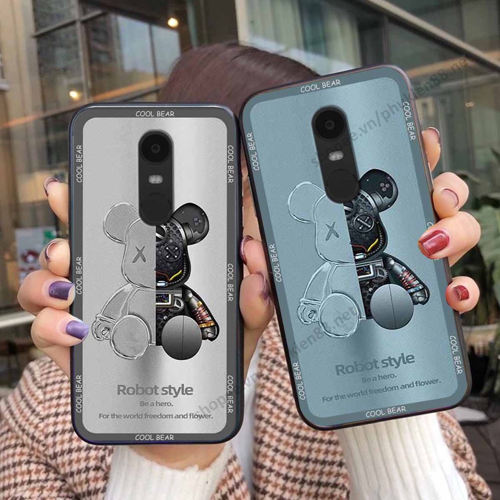Ốp Xiaomi Redmi Note 4/ Note 4x / Redmi 5 Plus bear, k@ws thương hiệu phong cách ốp lưng thời trang cao cấp