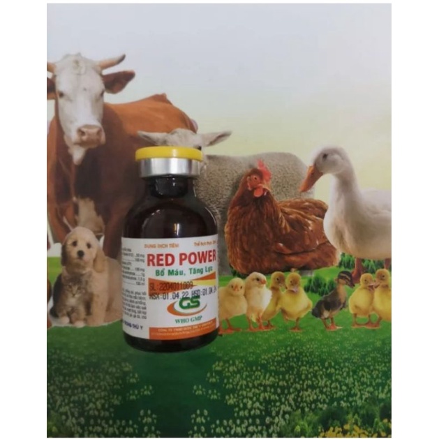 Red power 20ml tăng lực cho gà hsd 03/2024