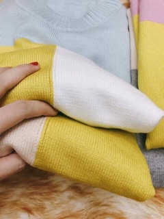 Bán sỉ áo len phối màu độc lạ