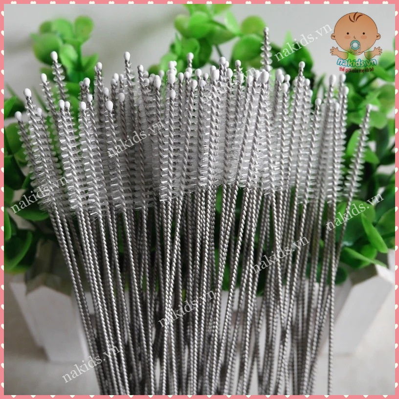 Chổi Cọ Ống Hút Sữa, Cọ Ống Hút Mũi Cho Bé