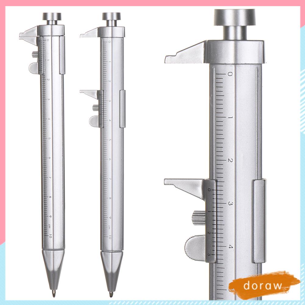 Bút đa năng tích hợp thước kẹp cơ đo lường chia tỉ lệ có thể xoay được tiện lợi