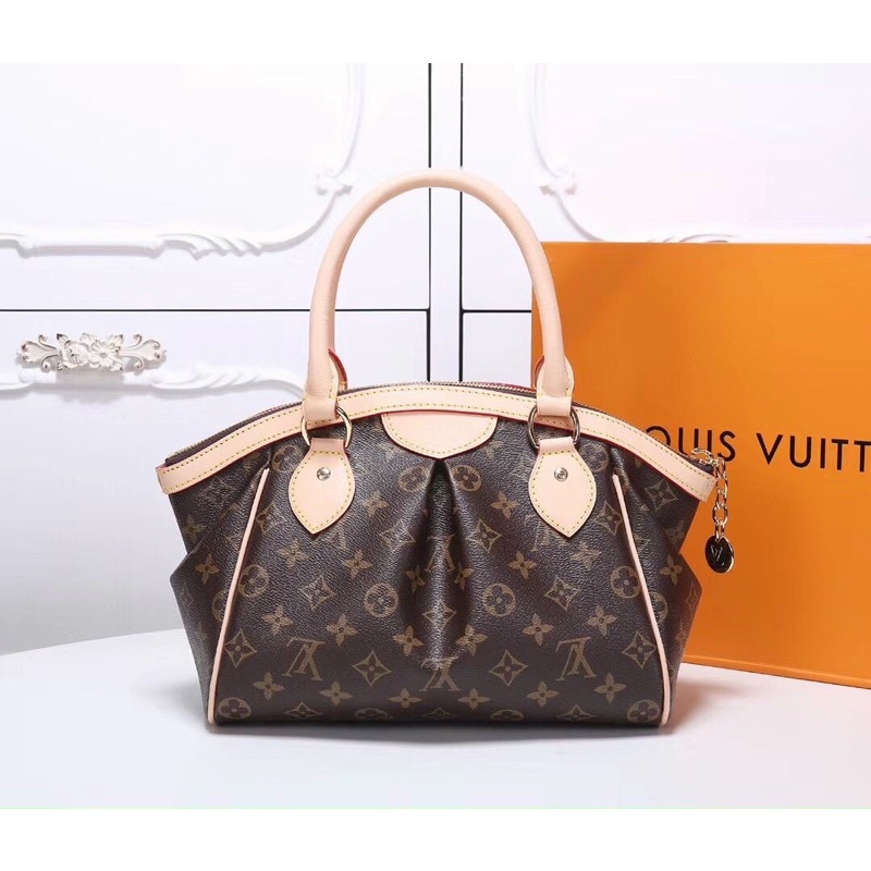 Túi LV Bowling da thật size 36x21x16cm hàng đẹp ngả màu
