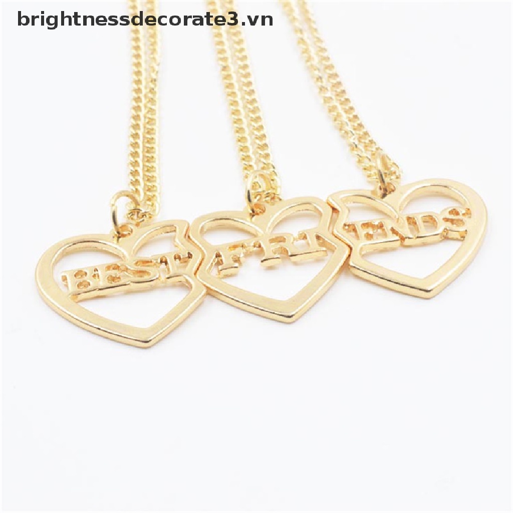 Dây chuyền tình bạn mặt hình trái tim khắc chữ Best Friend 3.vn 30VN3