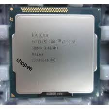 CPU intel core i 7-- 3770 ,i7--2600 Tray không box+tản