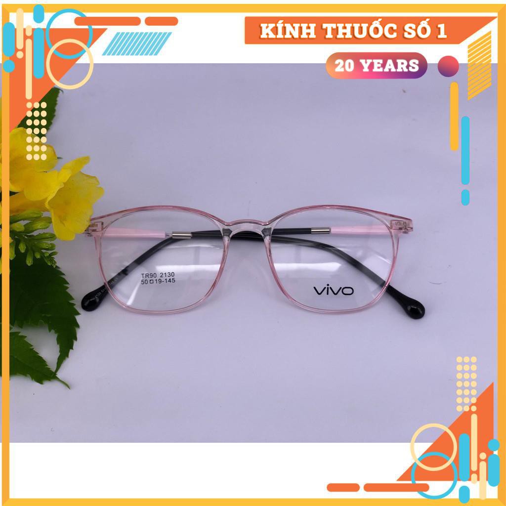 Gọng kính cận VIVO 2130 - Màu hồng/tím/nâu đỏ