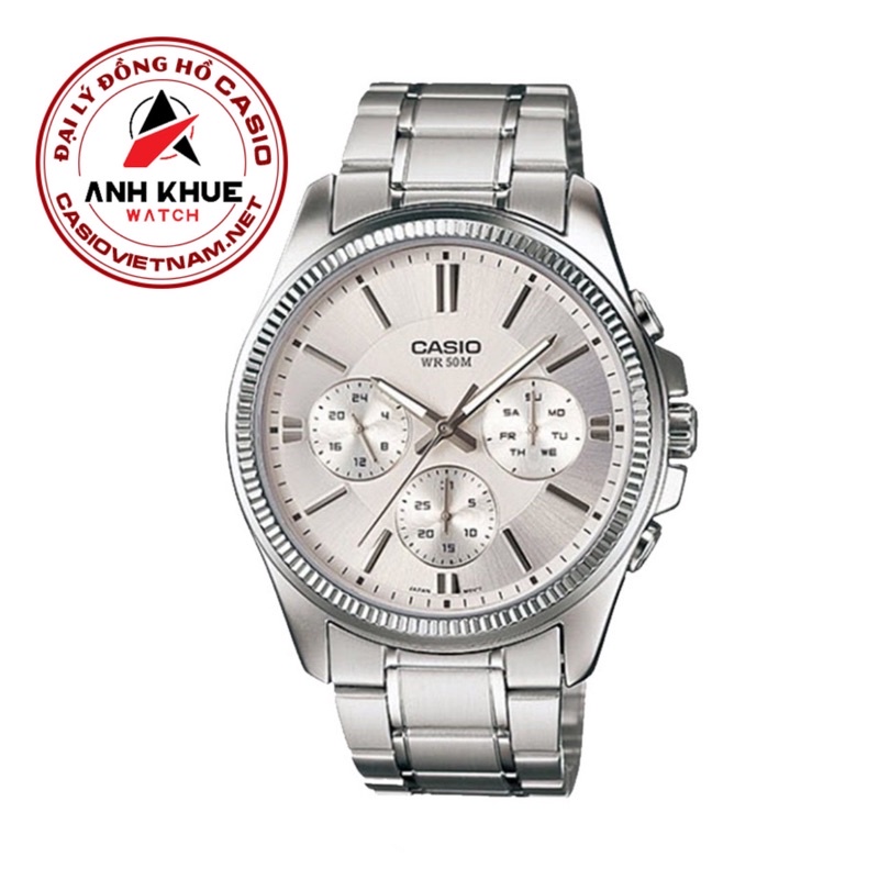 Đồng hồ nam Casio chính hãng Anh Khuê MTP-1375D-7AVDF