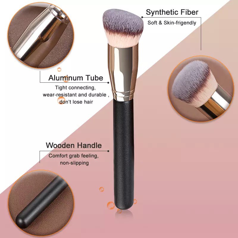 Cọ Trang Điểm Cọ Che Khuyết Điểm kiểu đầu tròn Chuyên Nghiệp Bàn chải nền 170 Bàn chải che khuyết điểm 270 Chi tiết Bàn chải che khuyết điểm 370