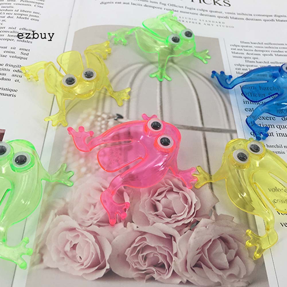 Set 10 Chú Ếch Nhảy Mini Để Bàn Trang Trí Tiệc Tùng