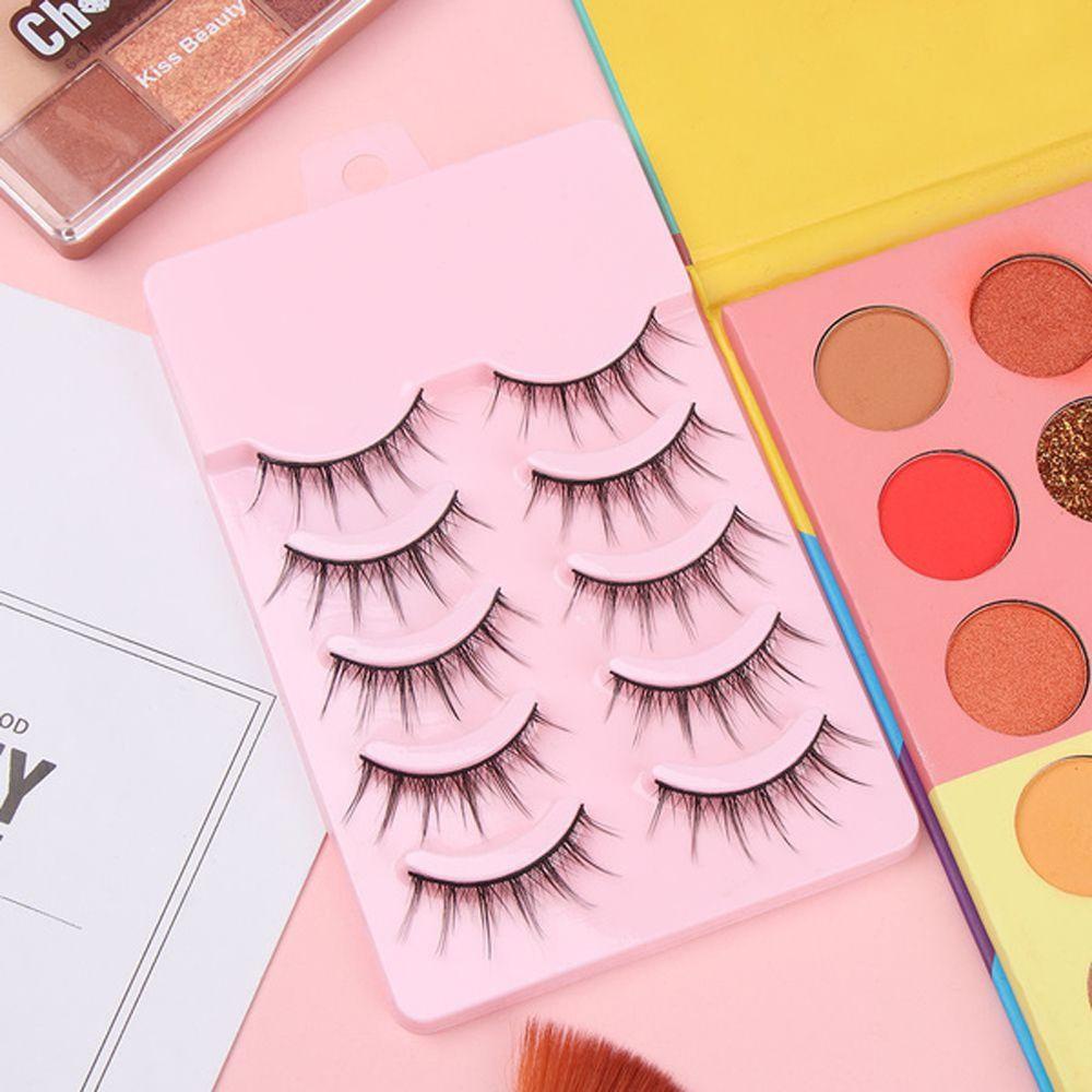 Set 5 Cặp Lông Mi Giả Dày Tự Nhiên Hóa Trang Nhân Vật Quỷ Nhỏ