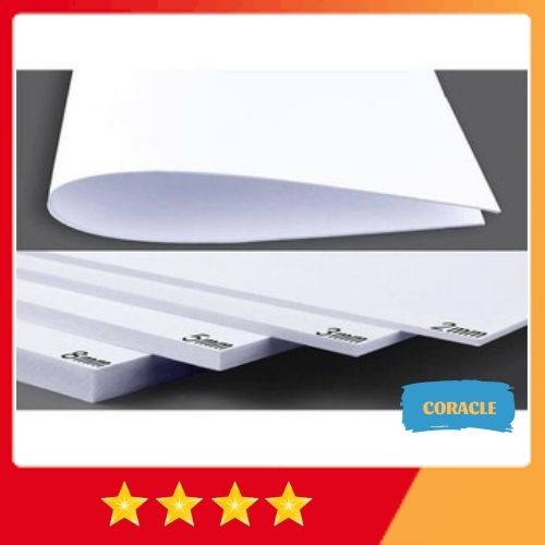 Tấm Nhựa Fomex 40x60cm 10mm,Bìa Mô Hình  Làm Đồ Handmade,Trang Trí Nhà Cửa.