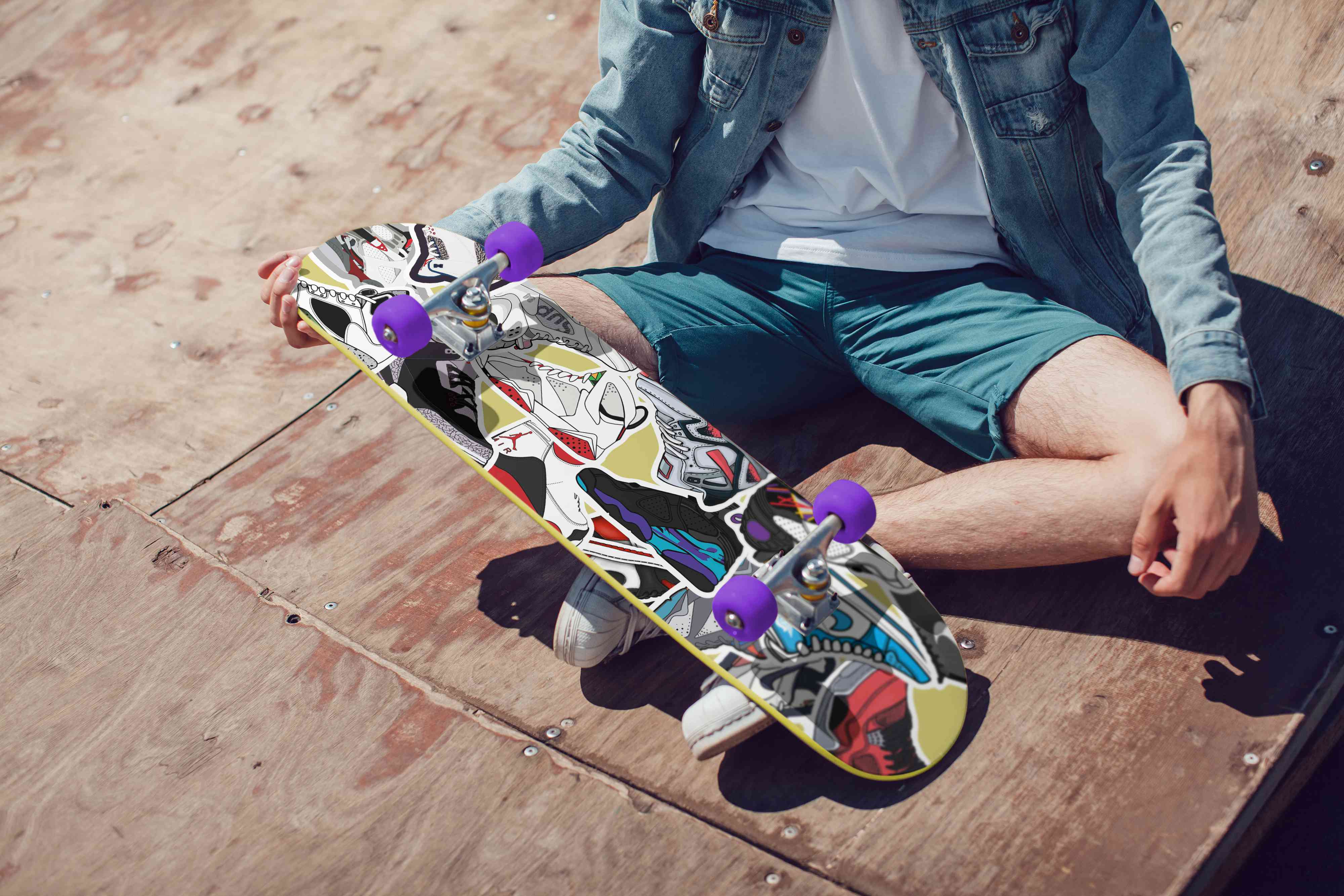 Set 50 Sticker Hình Giày Thể Thao Dễ Thương Trang Trí Đa Năng | BigBuy360 - bigbuy360.vn