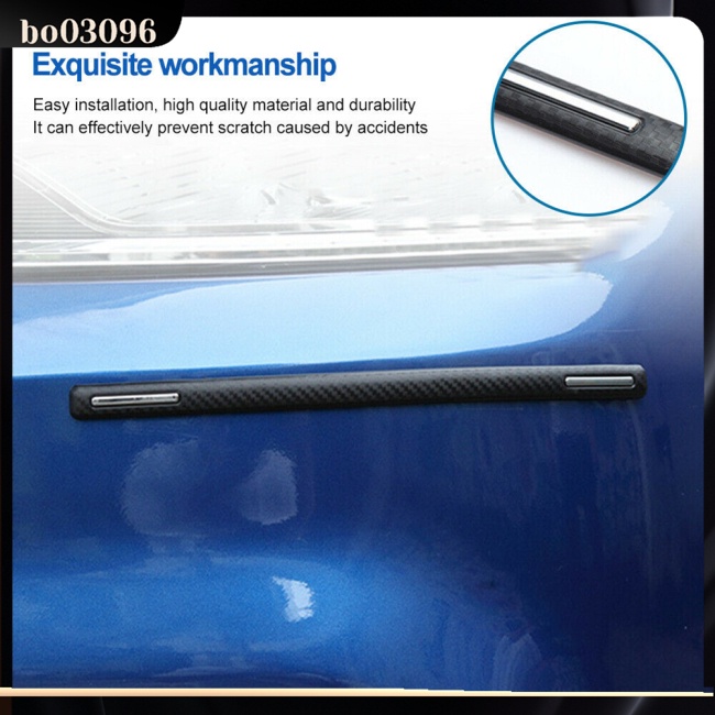 4 Miếng Dán Góc Cạnh Xe Hơi Chống Trầy Xước Họa Tiết Sợi Carbon