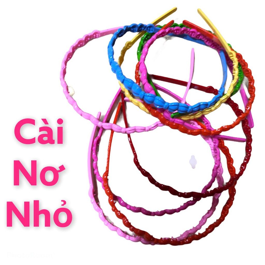 cài tóc mẫu hoa văn nơ nhỏ chất liệu nhựa ( 1 cái )