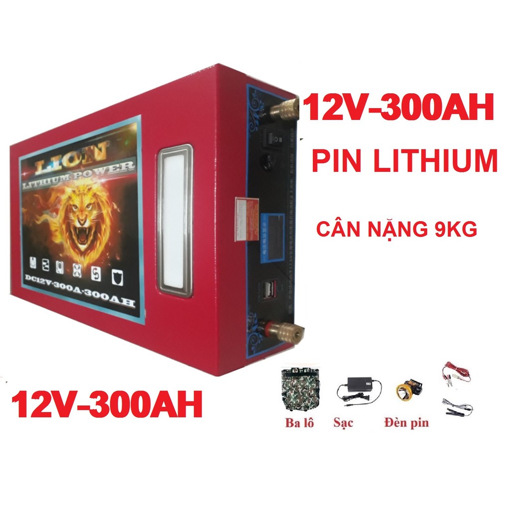 Bình Pin lithium 12V - 300Ah-Bình Pin lithium 12V - 300Ah