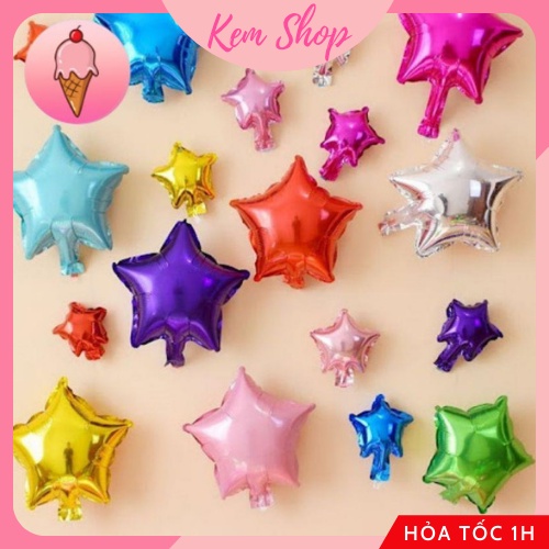 Bóng Hình Ngôi Sao 5 Cánh Nhiều Size Trang Trí Sinh Nhật - Kemshop K63