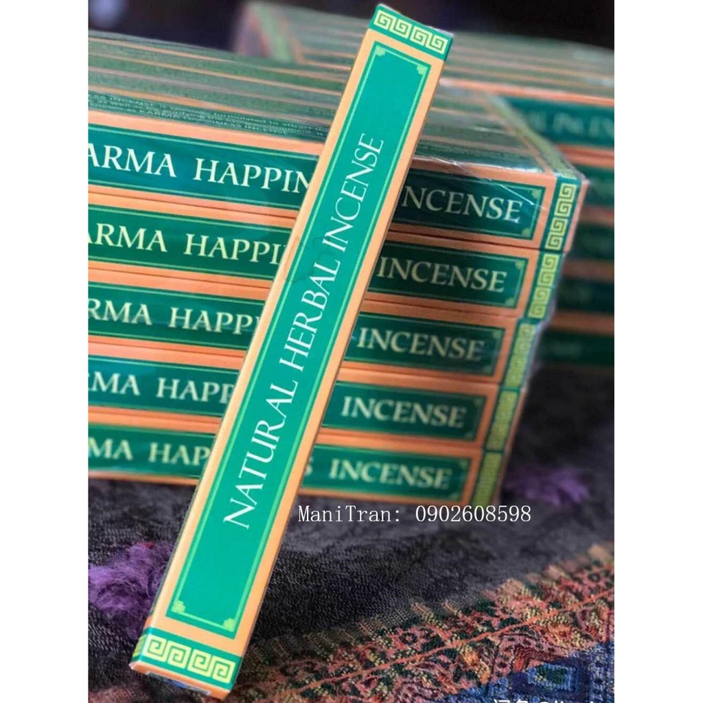 Nhang Hương que Karma Happiness và Blessing Nepal chính hãng