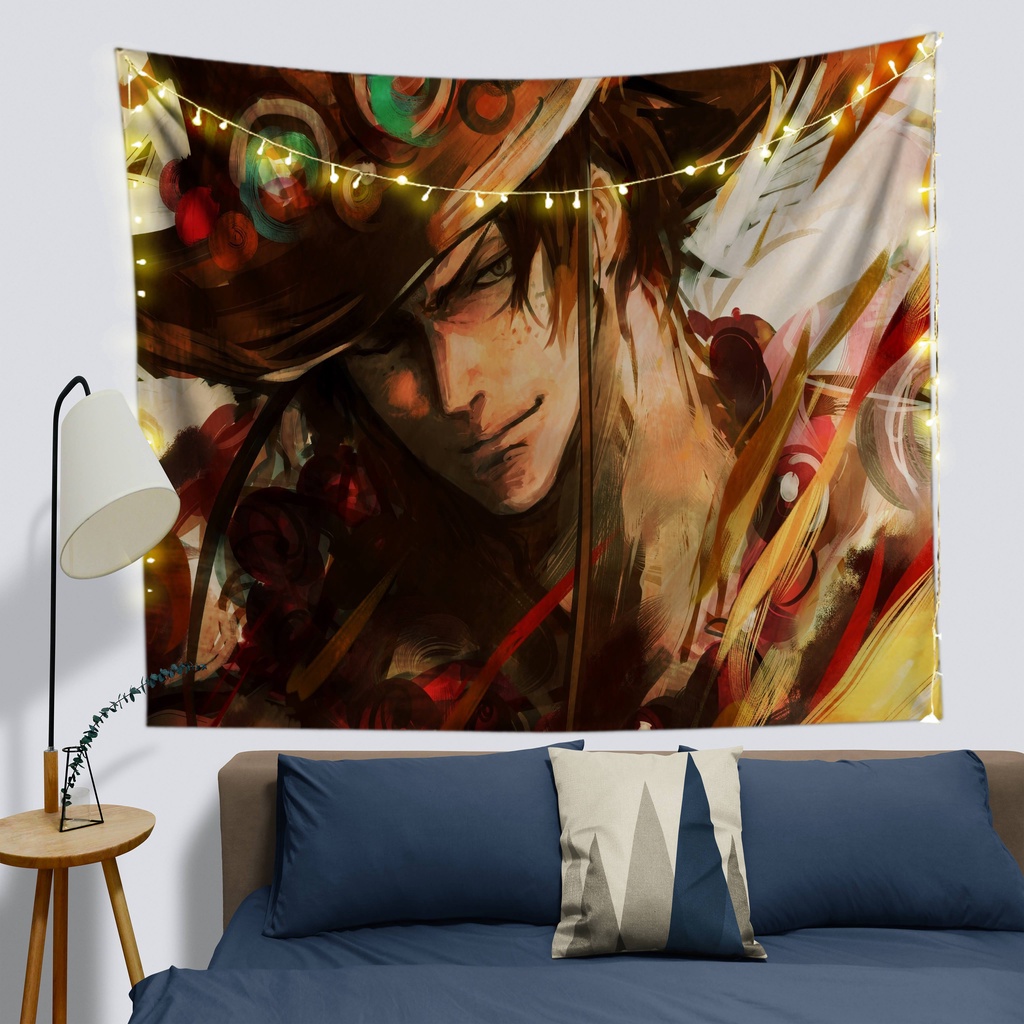 Tranh Vải Decor Onepiece 1 Chất Liệu Lụa Cao Cấp - Tặng Kèm Đèn Led