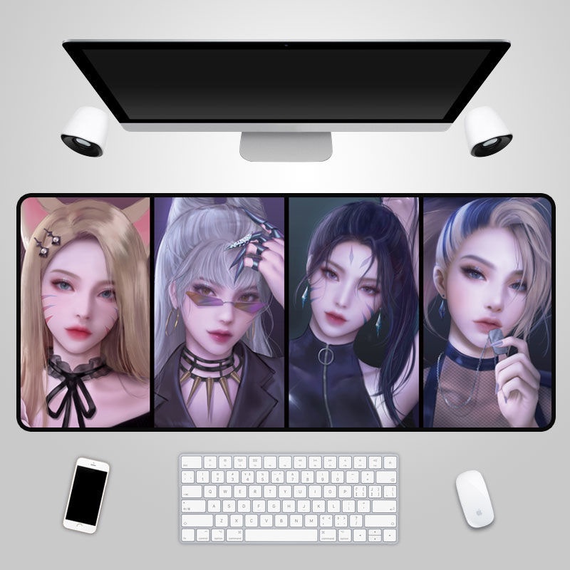 Tấm Lót Chuột Chơi Game Cỡ Lớn Họa Tiết Game Evelyn Kasa lol Chuyên Nghiệp