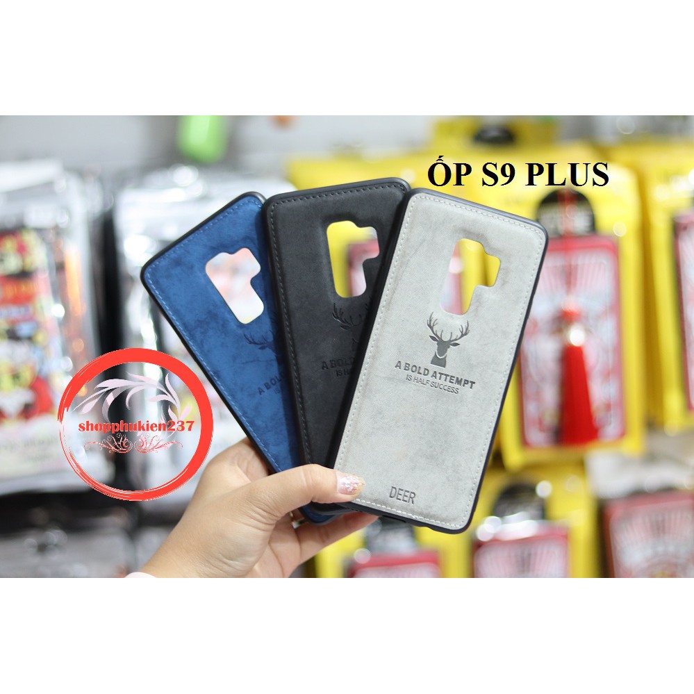 [Freeship toàn quốc từ 50k] ỐP LƯNG SAMSUNG GALAXY S9 , S9 PLUS ỐP TPU VẢI JEAN KHẮC NAI CAO CẤP