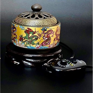 Lò xông - Lư xông trầm điện {Mẫu VIP-Hẹn Giờ-BH 1 năm}