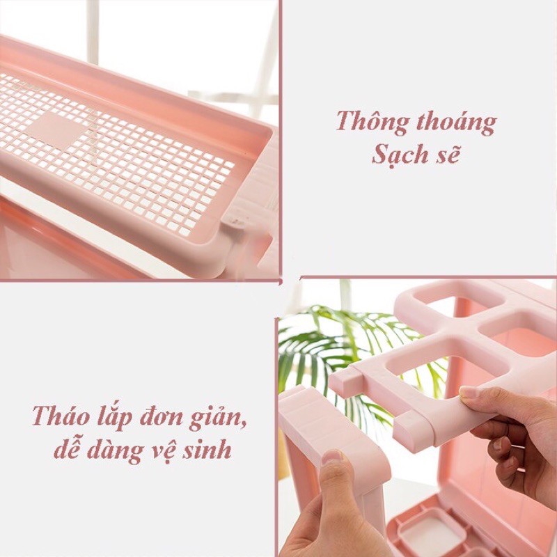 Kệ bếp 2 tầng đa năng-Kệ gia vị-Kệ đựng đồ đa năng-Chịu lực tốt