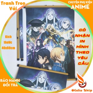 Tranh Treo vải A2 trang trí phòng in hình Anime Sword Art Online - Otakushop
