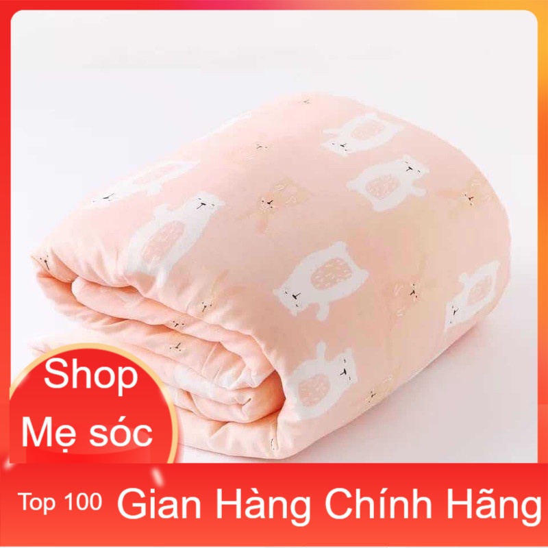 Xả kho - Chăn xô trần bông sợi tre cao cấp cho bé