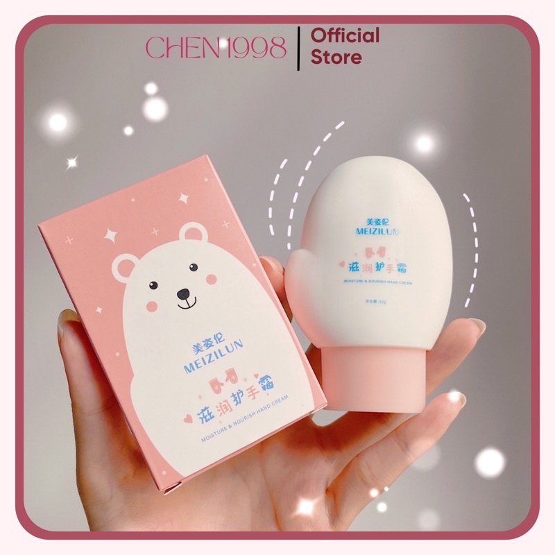 Kem dưỡng da tay chân dưỡng ẩm trắng da nội địa Trung Meizilun lọ 60ml