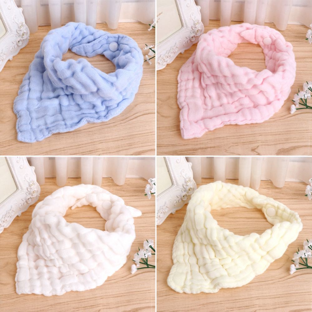Neonatal Towels Pure Cotton Soft Blend Gauze Feeding Triangle Bandana Baby Bib