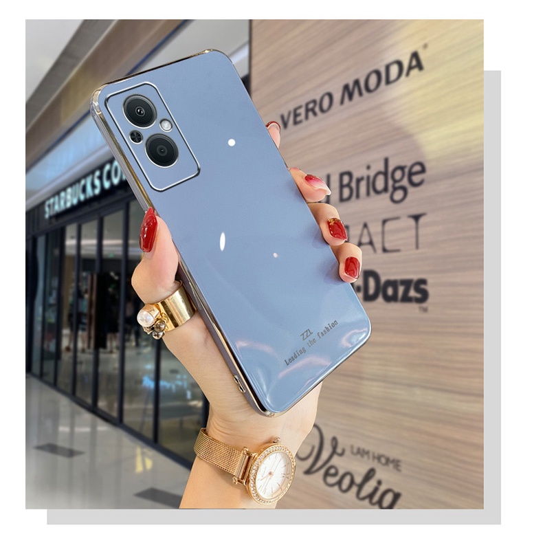 Ốp lưng oppo Reno 8Z 5G ốp lưng oppo Reno 7Z 5G Ốp Điện Thoại Viền Thẳng Thời Trang Cho OPPO Reno 7Z 5g Reno7 Reno 2f Reno 6 Reno6Z Reno5 Reno 4 zb