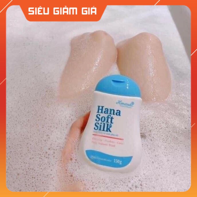 [CHÍNH HÃNG %] ⚡FREE SHIP⚡ DUNG DỊCH VỆ SINH HANA SOFT SILK HANAYUKI 150ML